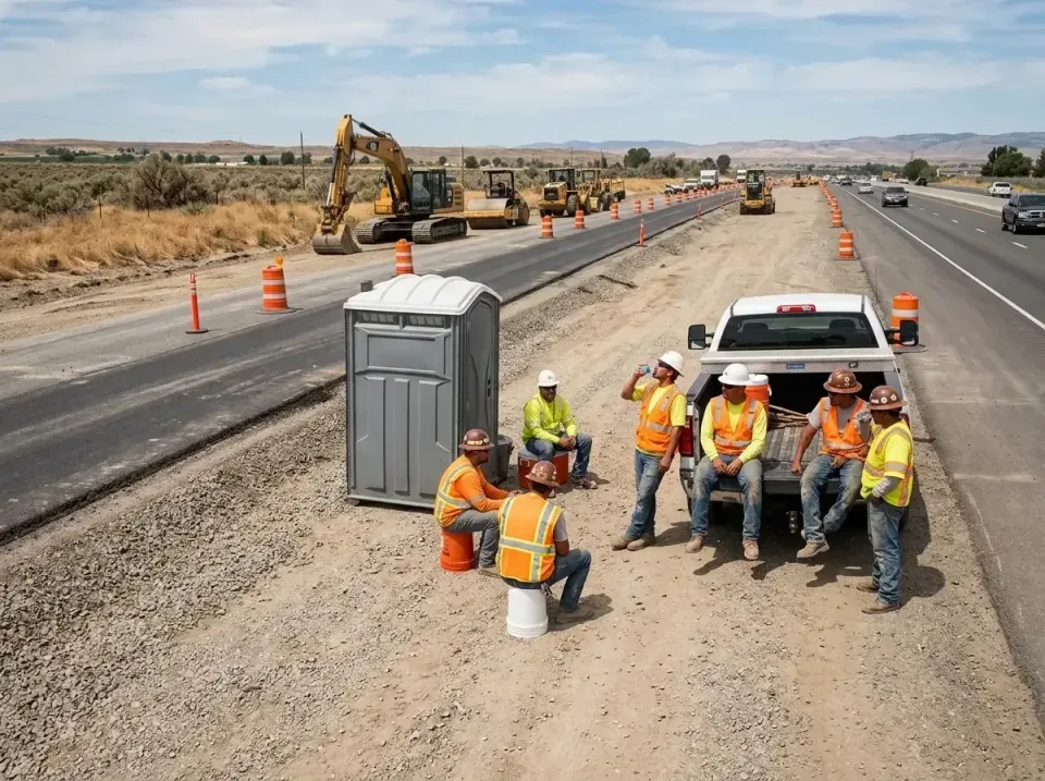 highway-road-construction-crew-007 — frequently asked questions, Porta Potty and Restroom Rentals in Vienna, WV